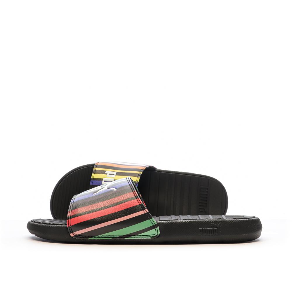 Claquettes Noir Homme Puma Cool Cat Multi pas cher