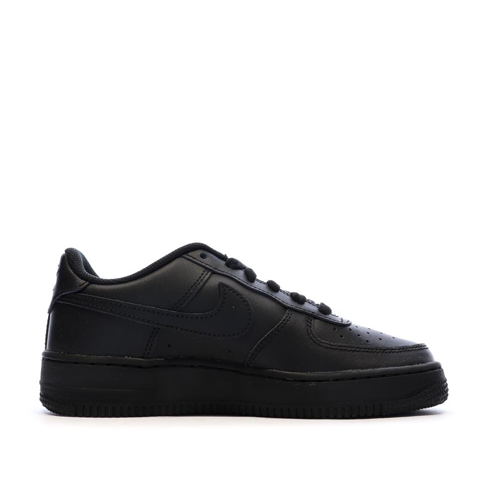 Air Force 1 Noires Garçon Nike vue 2