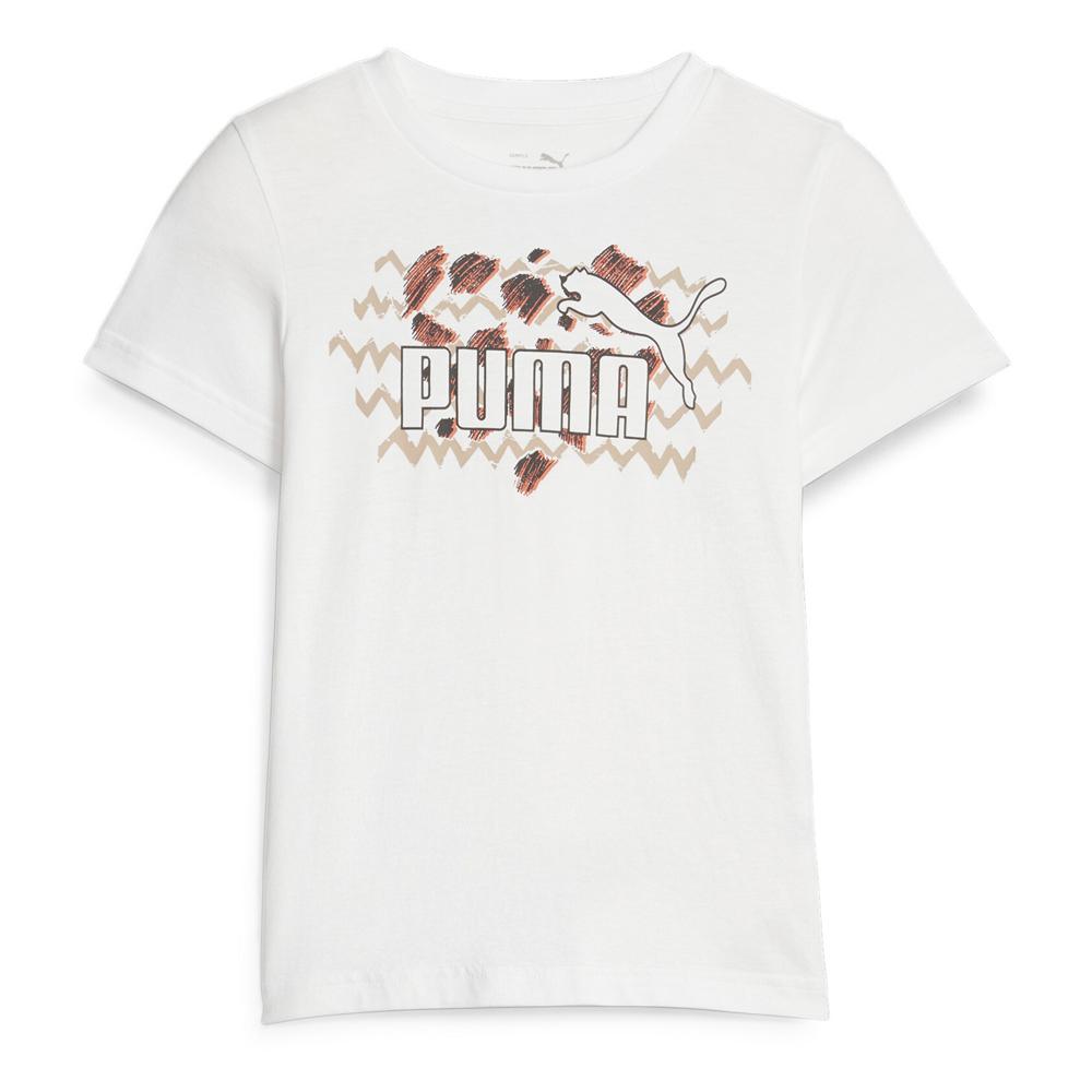T-shirt Blanc Fille Puma Mixmch pas cher