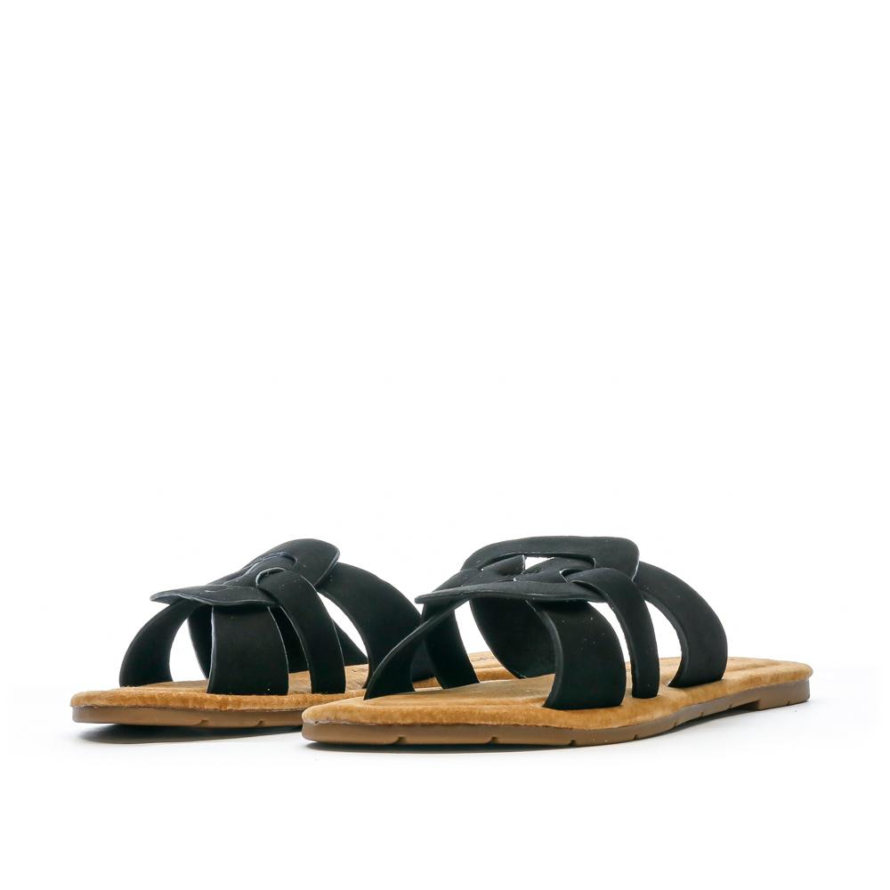 Claquettes Noires Femme Chattawak Pace vue 5
