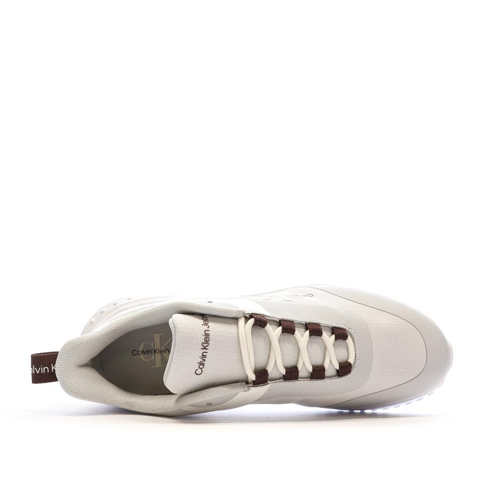 Baskets Grises Homme Calvin Klein Jeans Eva Runner vue 4