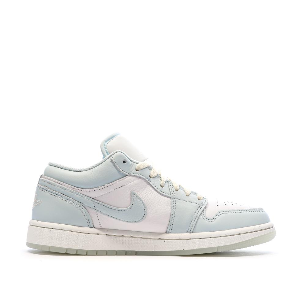 Baskets Bleu Clair/Écru Homme Nike Air Jordan 1 Low vue 2
