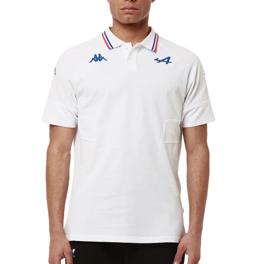 Polo Blanc Homme Kappa Andowi pas cher