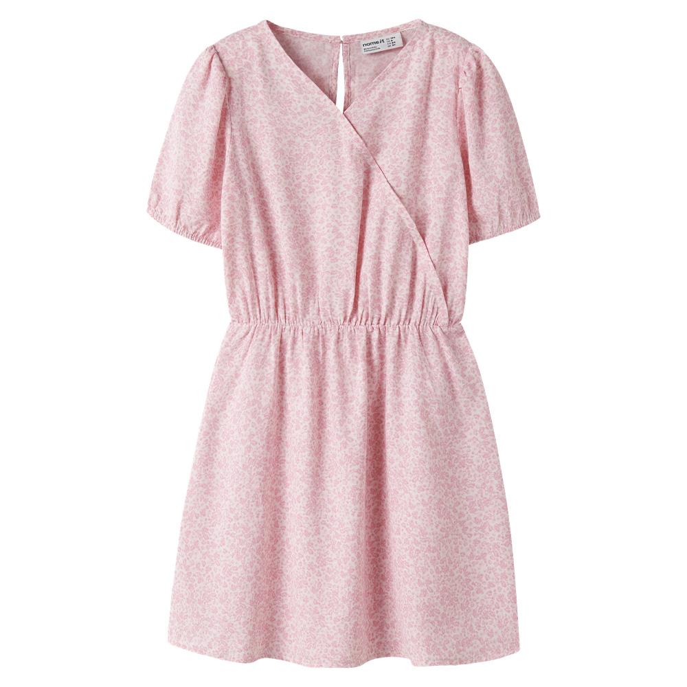 Pink/White Girls’ Dress – Name it Nkffany affordable