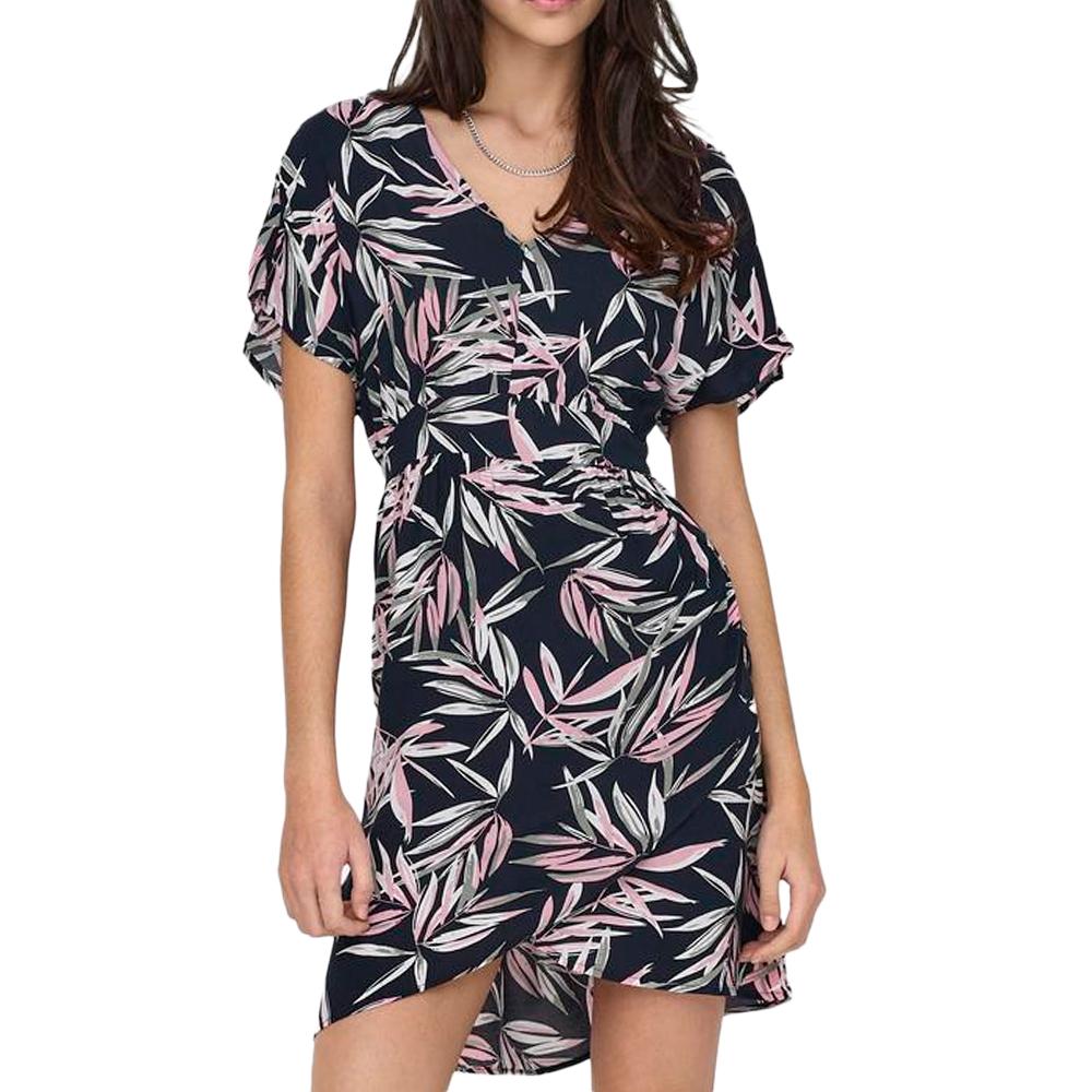 Robe Marine/Rose Femme ONLY Tracy pas cher