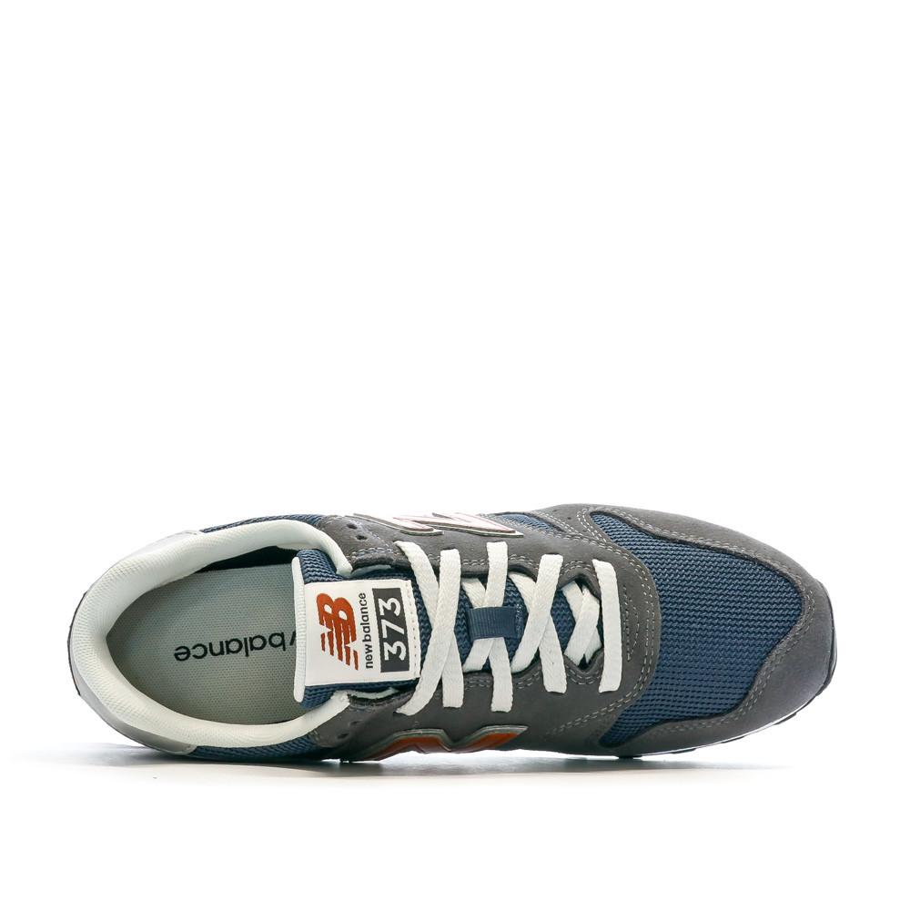 Baskets Orange/Bleu Homme New Balance 373 vue 4