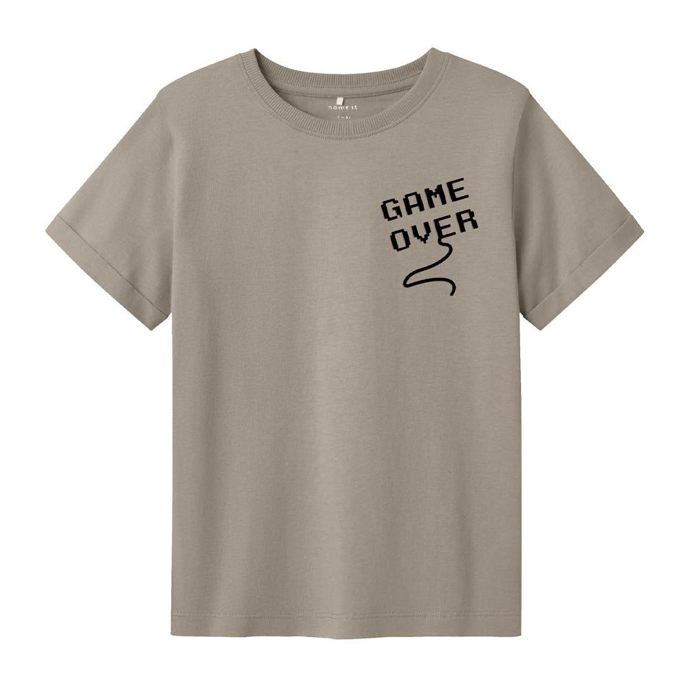 T-shirt Beige Garçon Name It Bachon pas cher