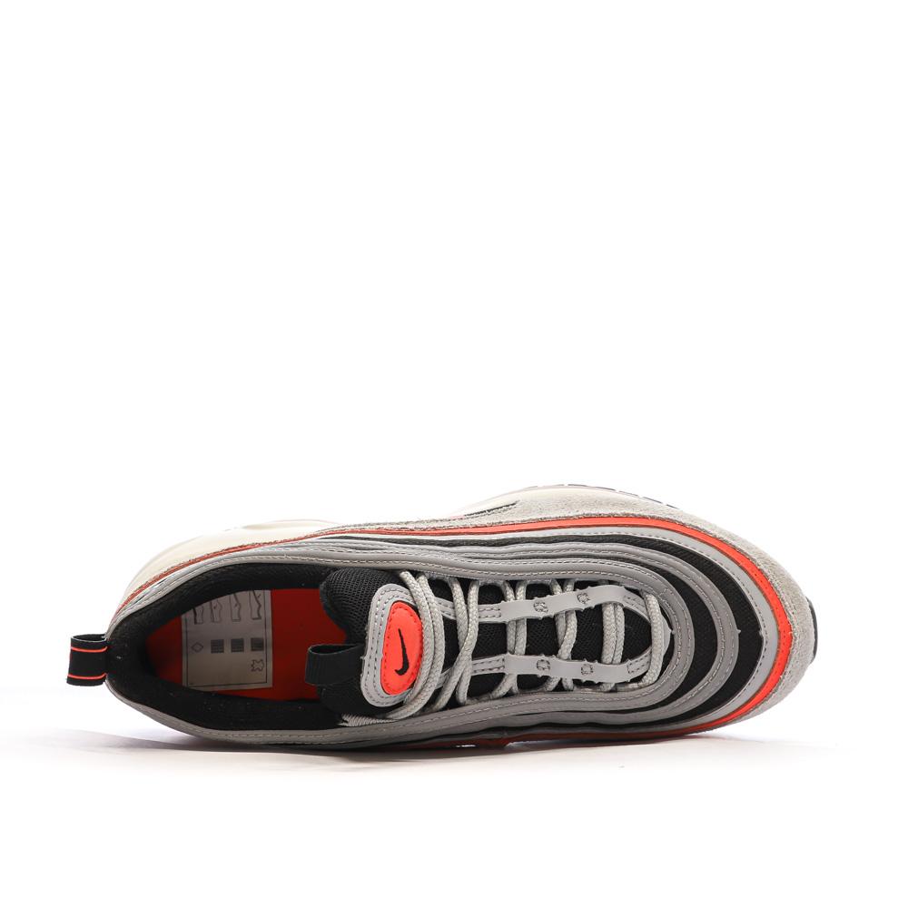 Baskets Noires/Rouges Garçon Nike Air Max 97 vue 4