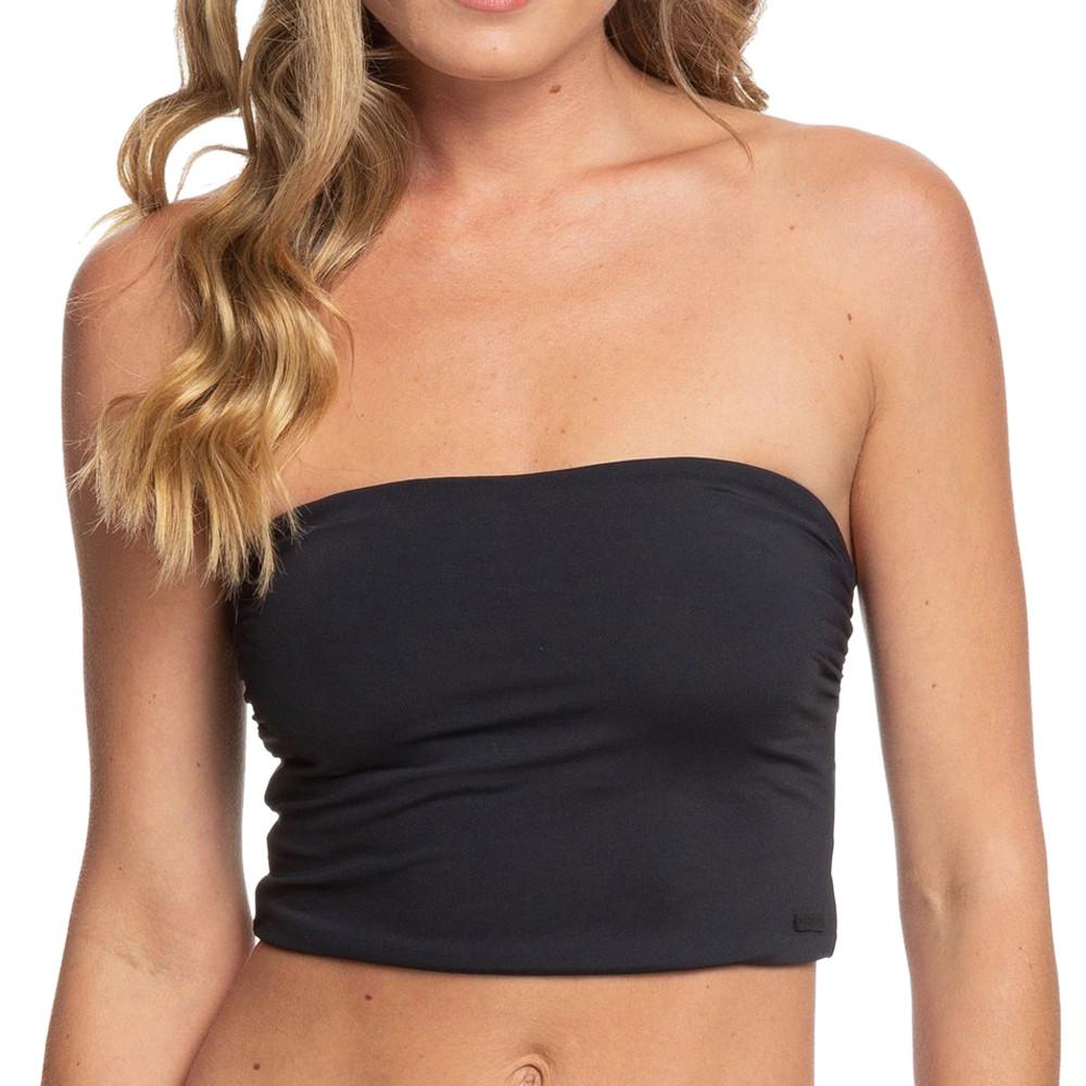 Haut De Bikini Noir Bandeau Femme Roxy Beach Classics pas cher