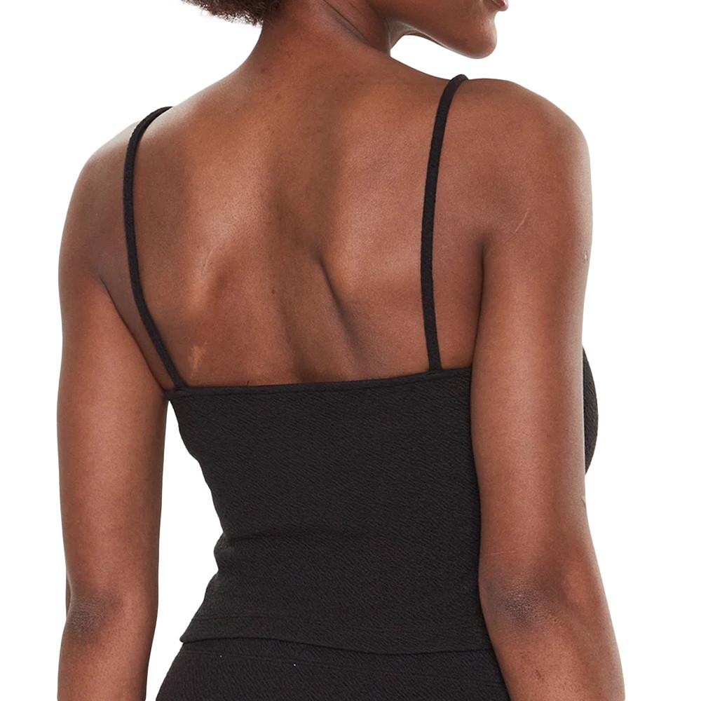 Top Noir Femme Calvin Klein Jeans Strappy vue 2