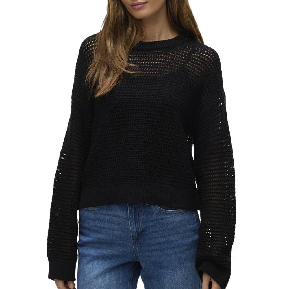 Pull Noir Femme Vero Moda Madera pas cher