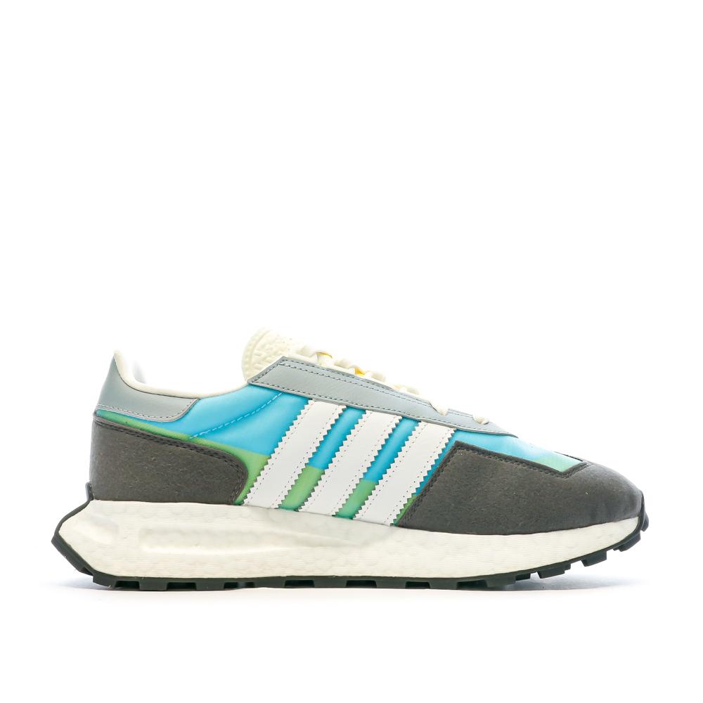 Baskets Grise/Bleu Homme ADIDAS Retropy E5 vue 2