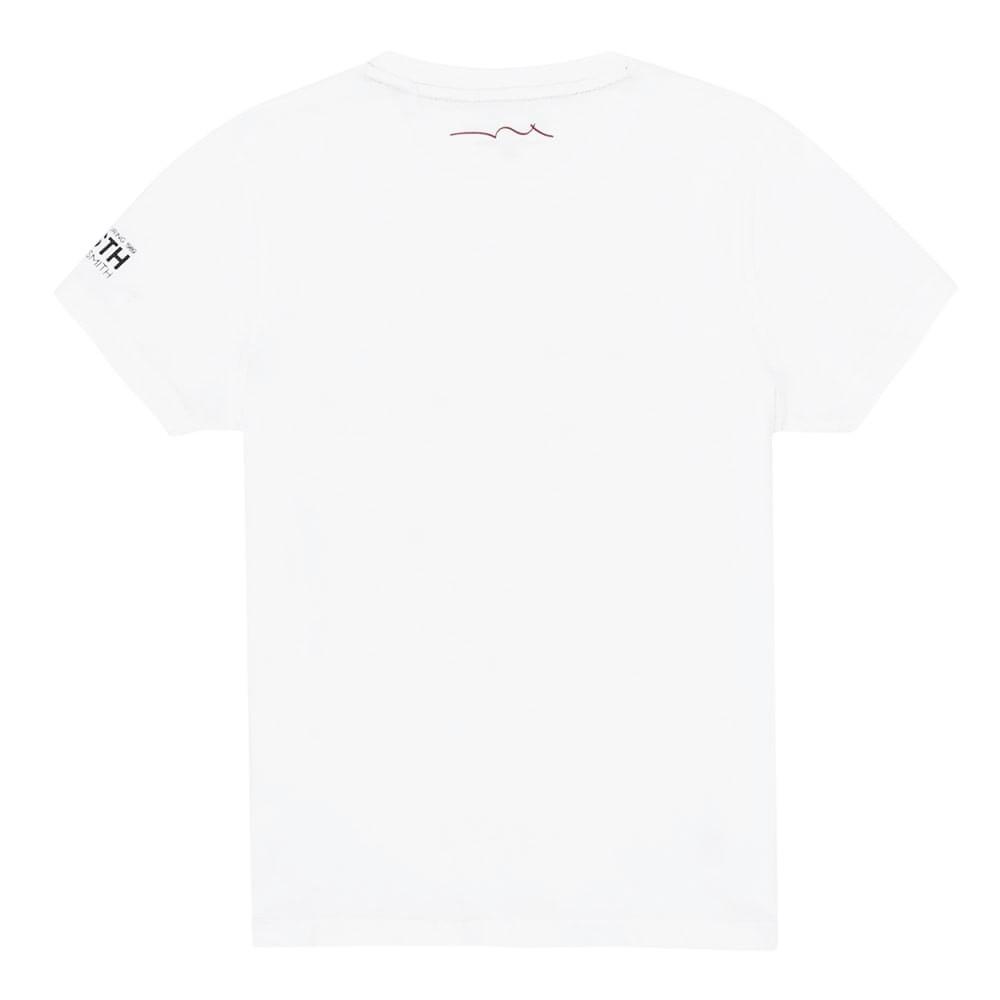 T-shirt Blanc Garçon Teddy Smith Enva vue 2