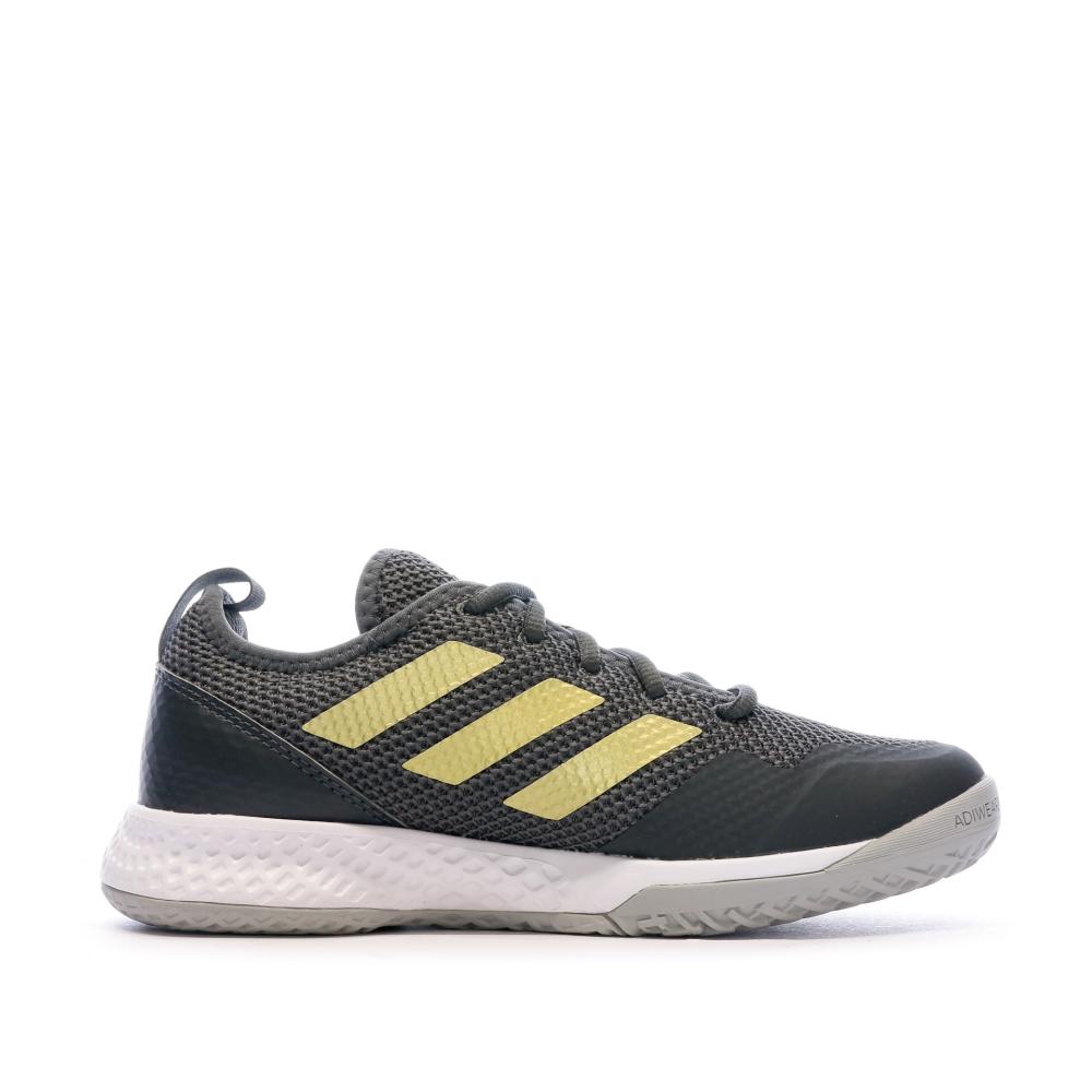 Chaussures De Running Gris Femme Adidas Court Control vue 2