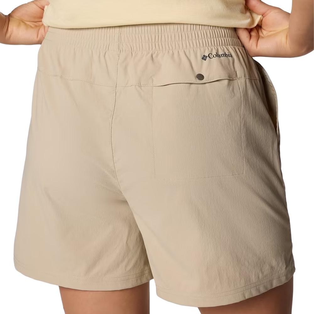 Short de Randonnée Beige Femme Columbia Cedar Crest vue 2