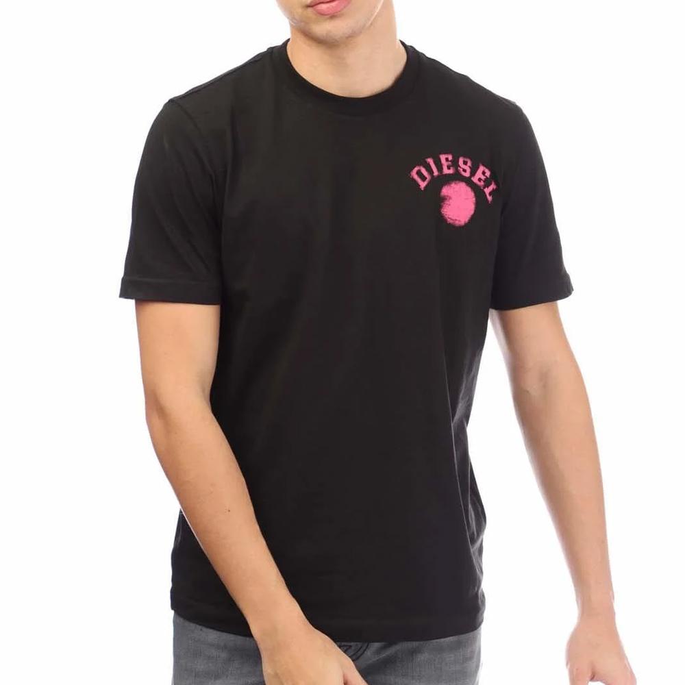 T-shirt Noir Homme Diesel Maglietta RPATI pas cher