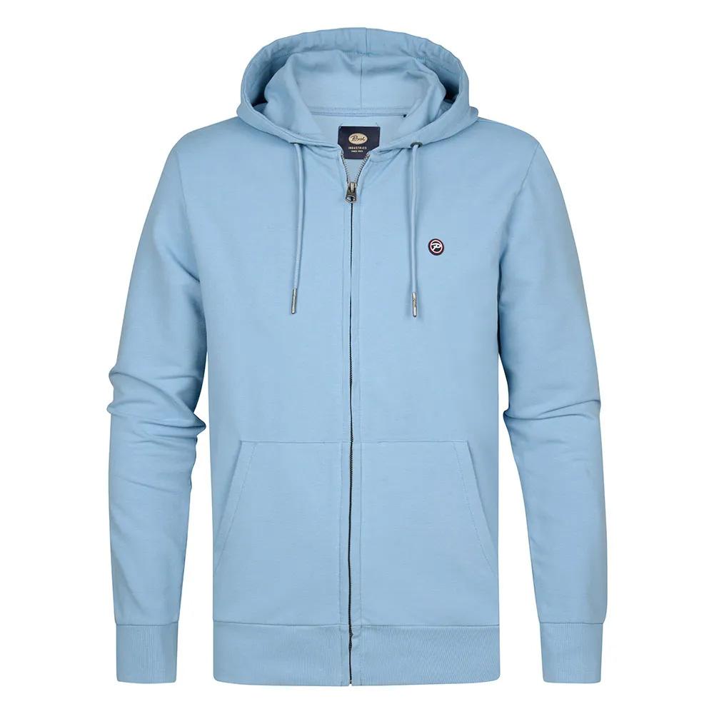 Sweat Bleu Clair Homme Petrol Industries Hooded 3050 pas cher