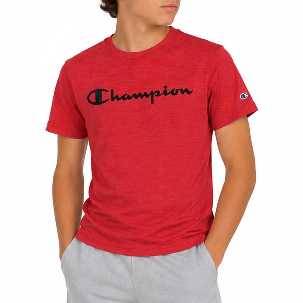 T-Shirt Rouge Garçon Champion Core pas cher