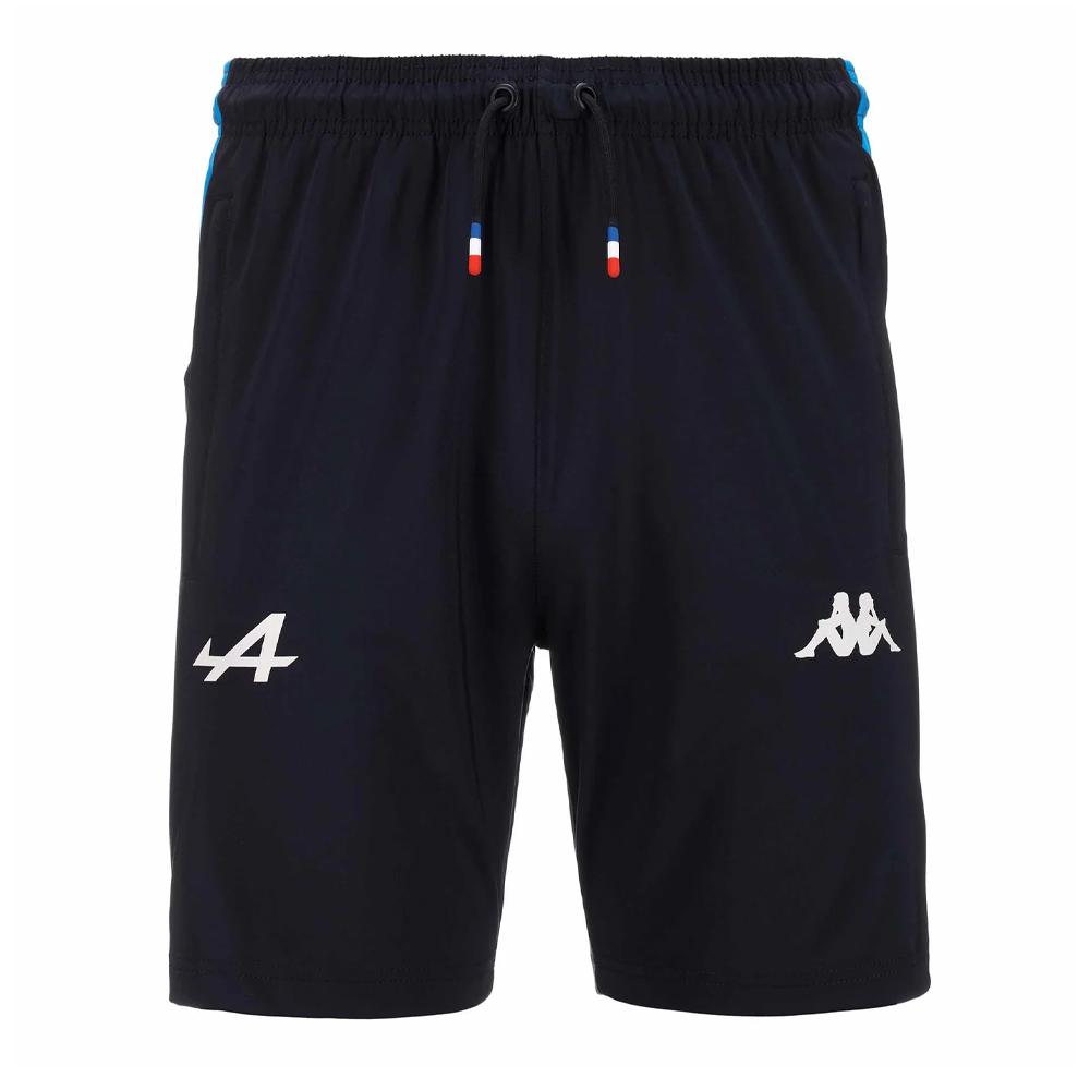 Short Noir/Turquoise Homme Kappa Adrin pas cher