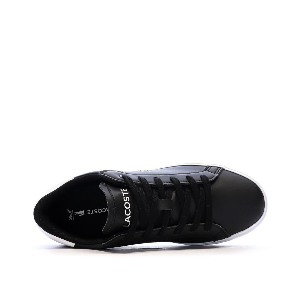 Baskets Noires Femme Lacoste Powercourt Core Essentials vue 4