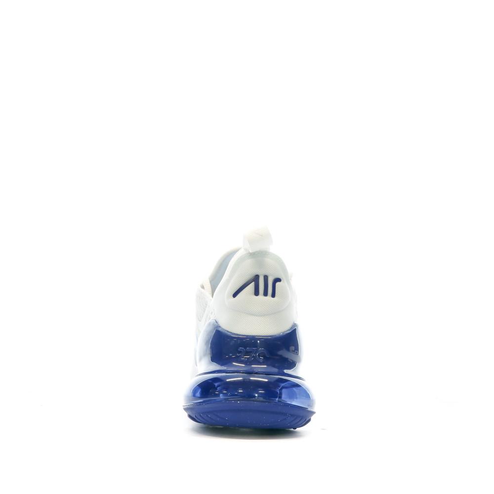 Baskets Blanches/Bleu Homme Nike Air Max 270 vue 3