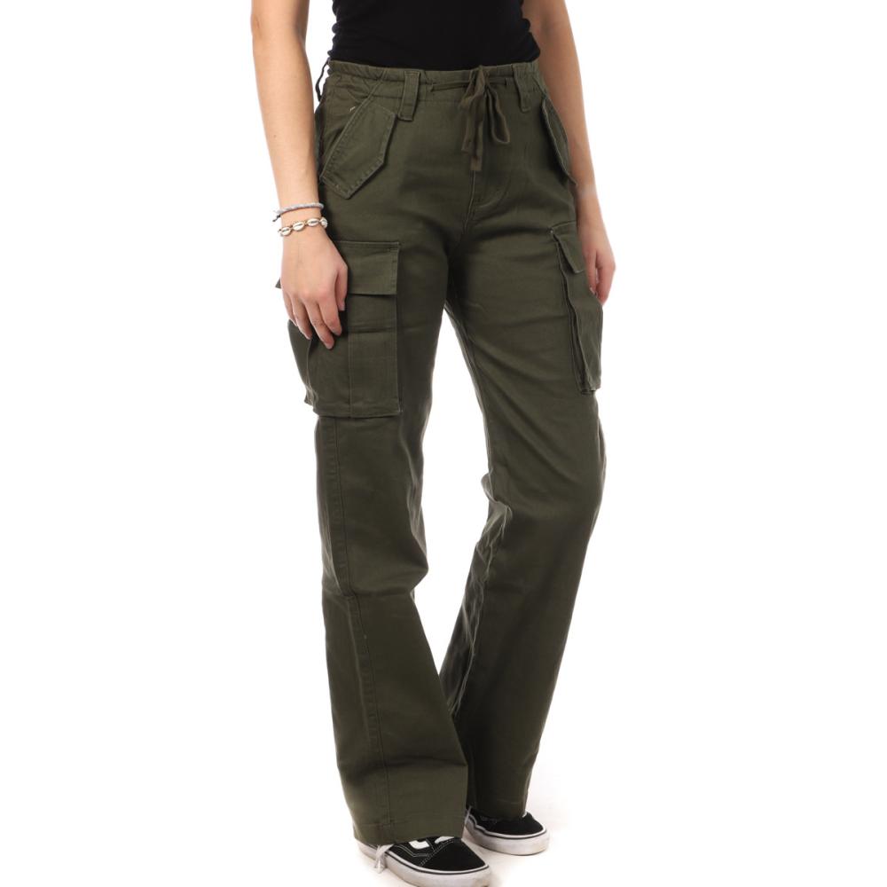 Pantalon Kaki Femme Monday Premium Cargo pas cher