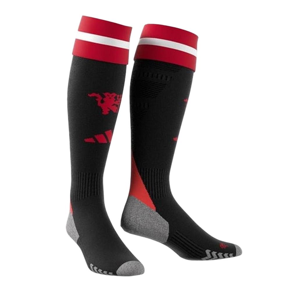 Adidas Manchester United Black/Red Men's Home Socks 24/25 affordable