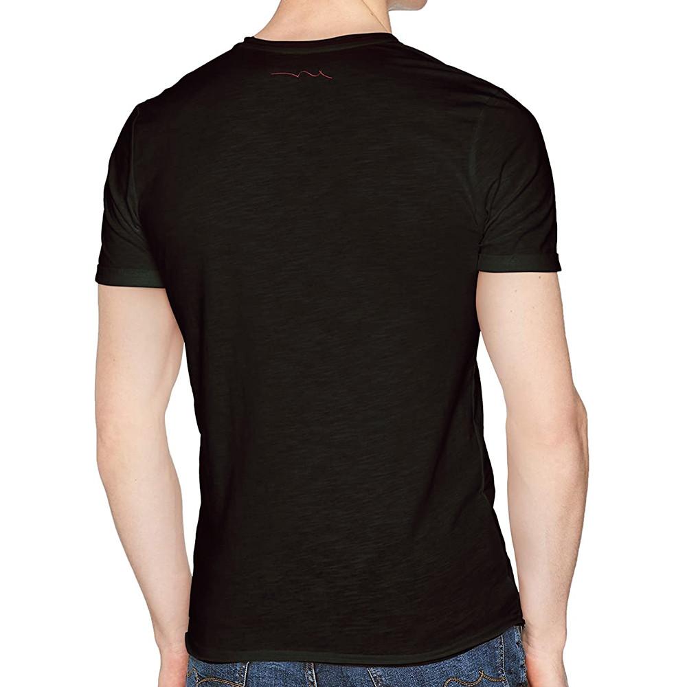 T-shirt Noir Homme Teddy Smith Turos vue 2