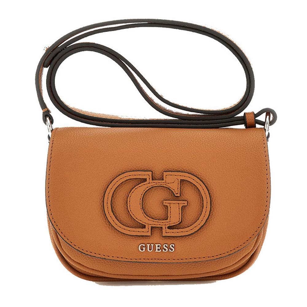 Sac à Bandoulière Camel Femme Guess Calebra pas cher