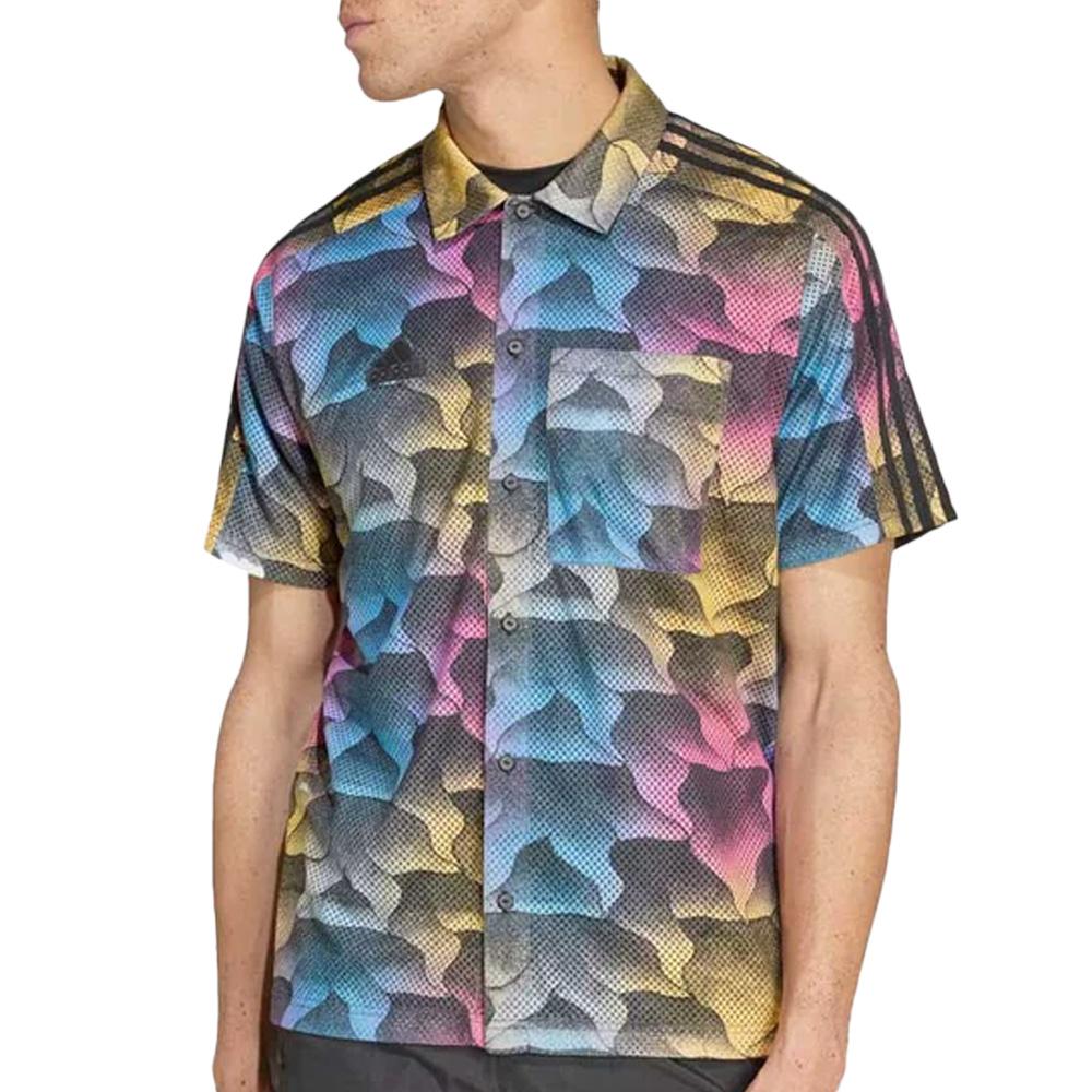 Chemise Multi couleur Homme Adidas M Tiro Aopshirt pas cher