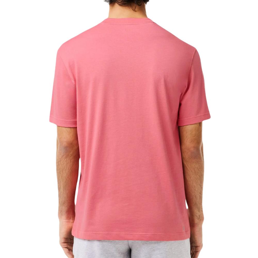 T-shirt Rose Homme Lacoste TH7618 vue 2