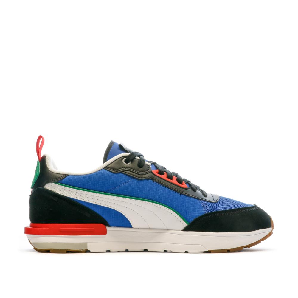 Baskets Bleu/Noir Homme Puma R22 vue 2