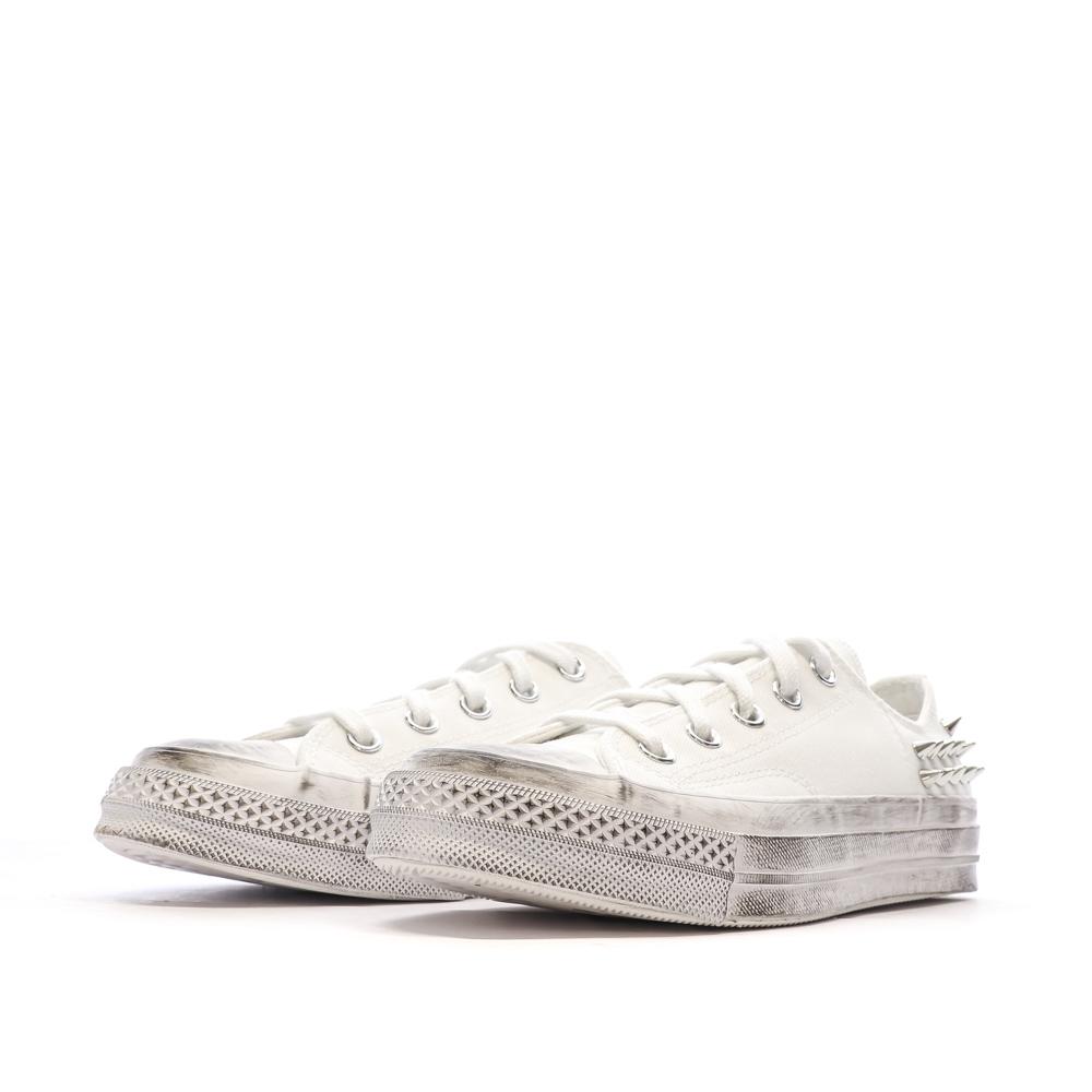 Baskets Blanches Femme Converse Chuck 70 Studded vue 6