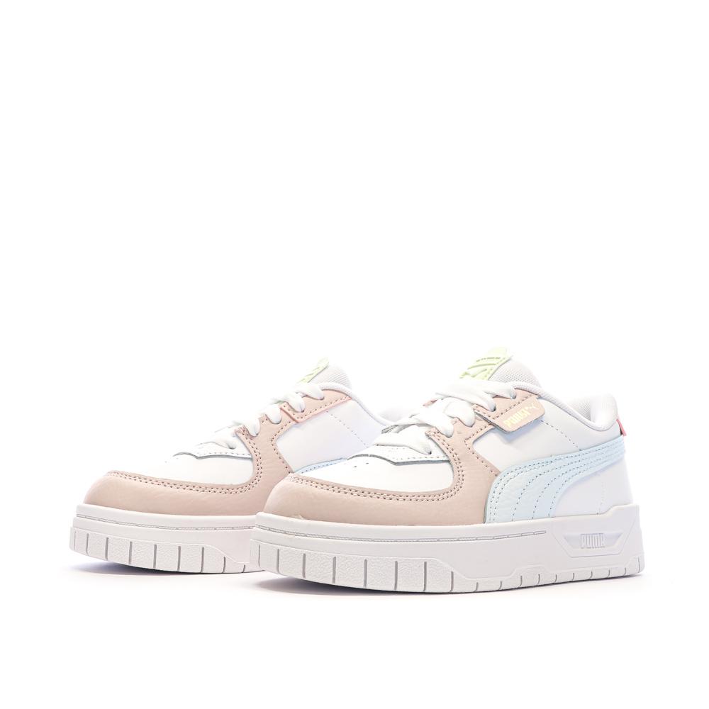 Baskets Blanches/Rose/Bleu Fille Puma Cali Dream Pastel vue 5