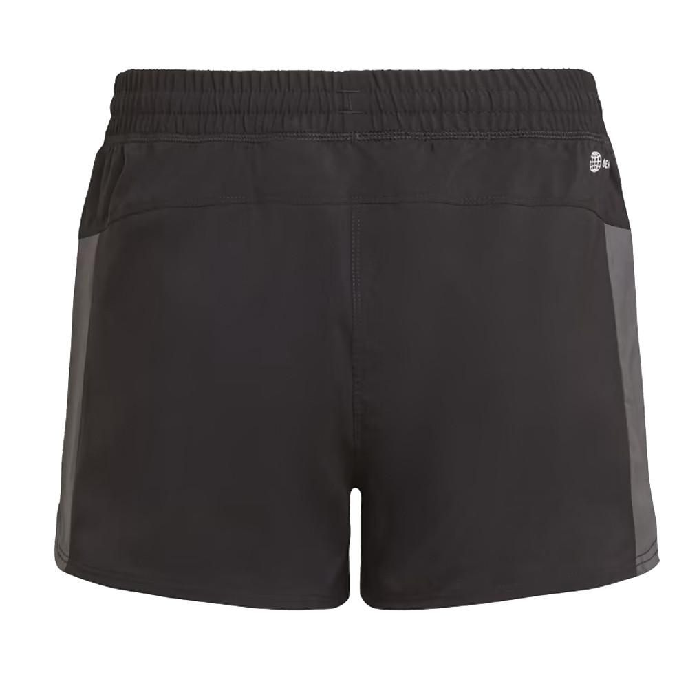 Short Noir Fille Adidas Pacer vue 2