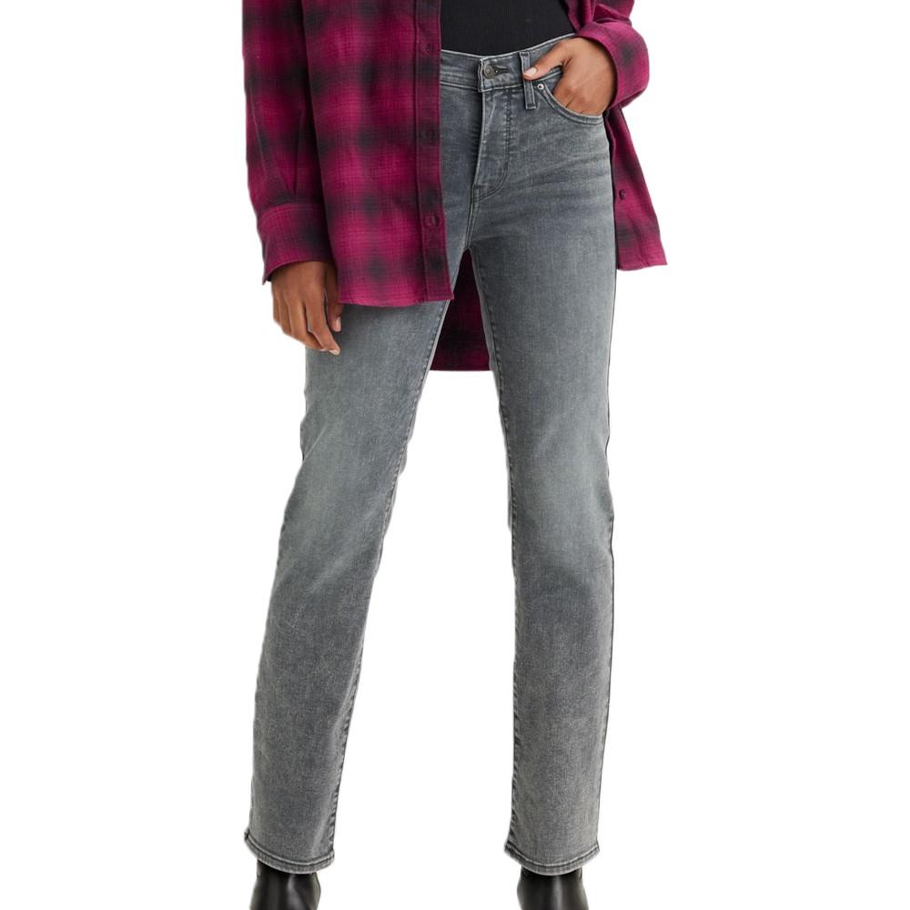 Jean Shaping Straight Gris Femme Levi's 313 pas cher