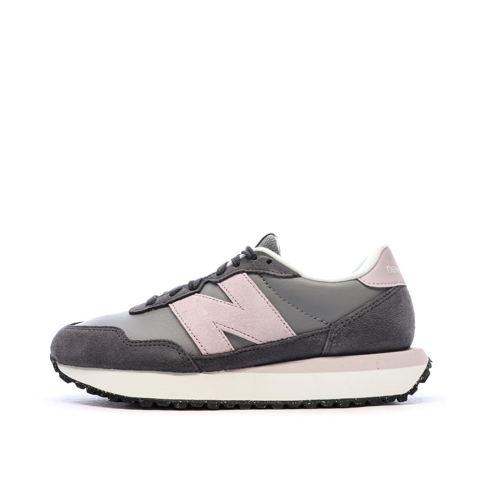 Baskets Grises/Roses Femme New Balance 237 pas cher