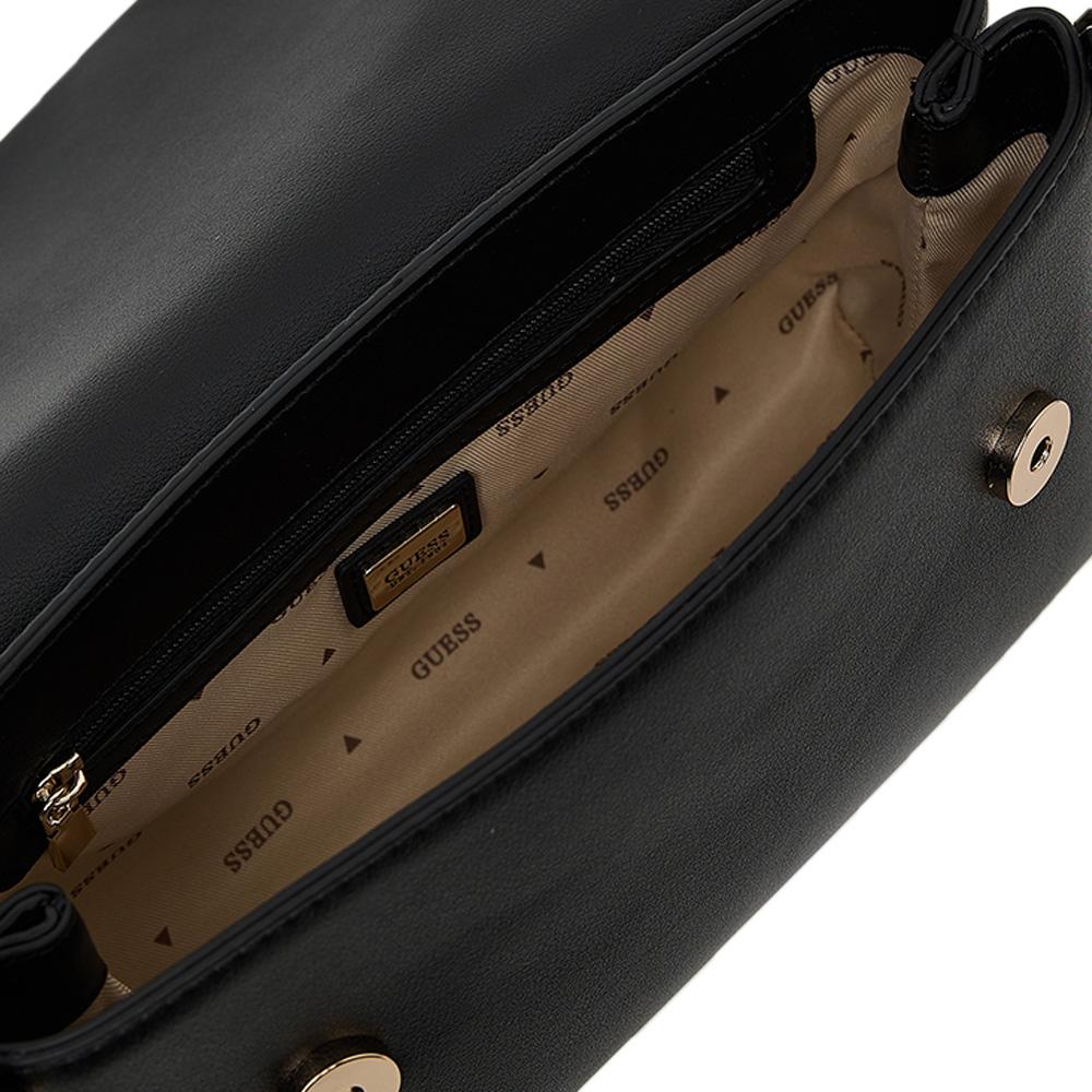 Sac à Bandoulière Noir Femme Guess Lefia vue 4
