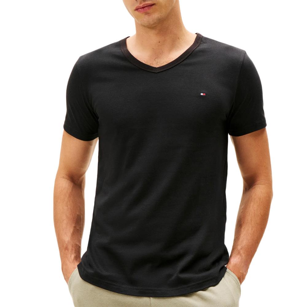 x3 T-Shirt Noir Homme Tommy Hilfiger UM0UM03637 pas cher
