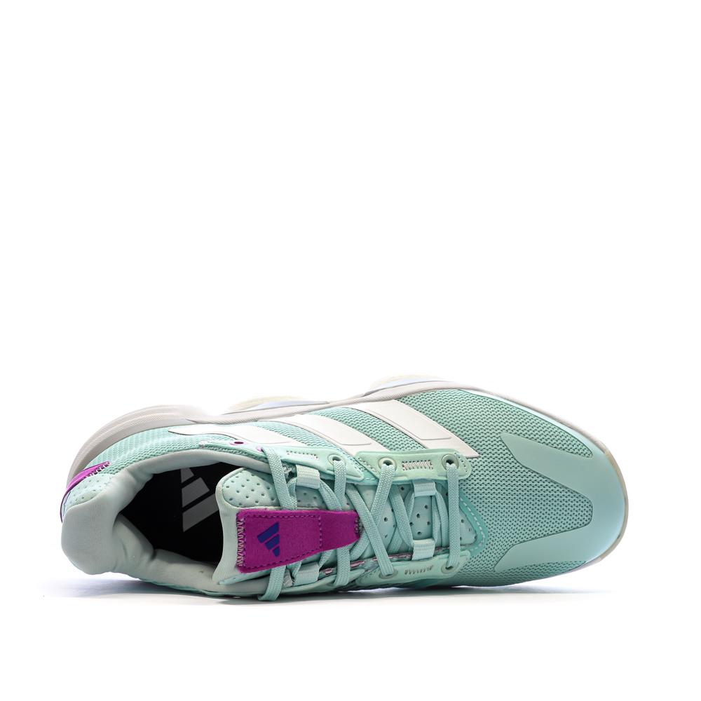 Chaussures de basketball Vert Adidas Stabil 16 vue 4