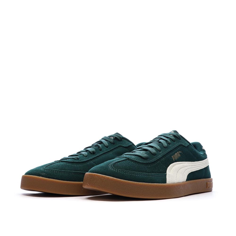 Baskets Vert Foncé Mixte Puma Club vue 6