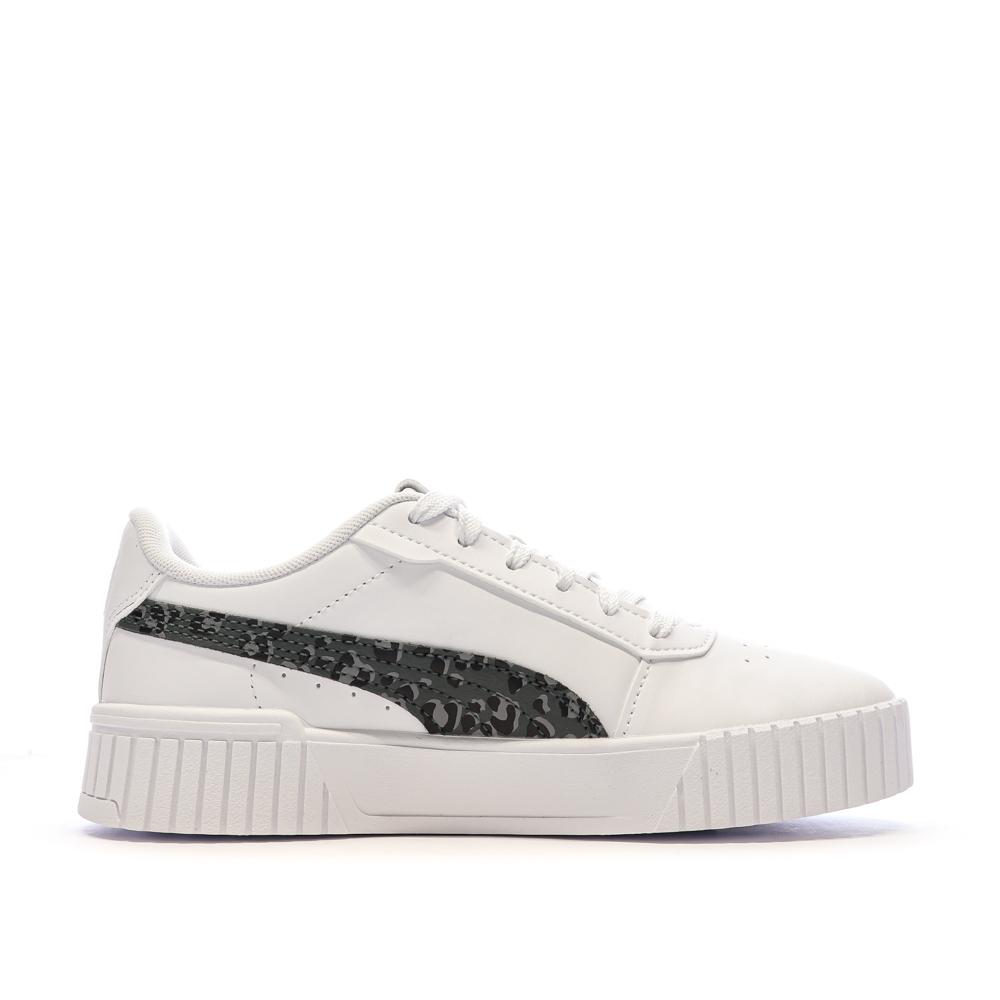 Baskets Blanches/Gris Femme Puma Carina 2.0 vue 2