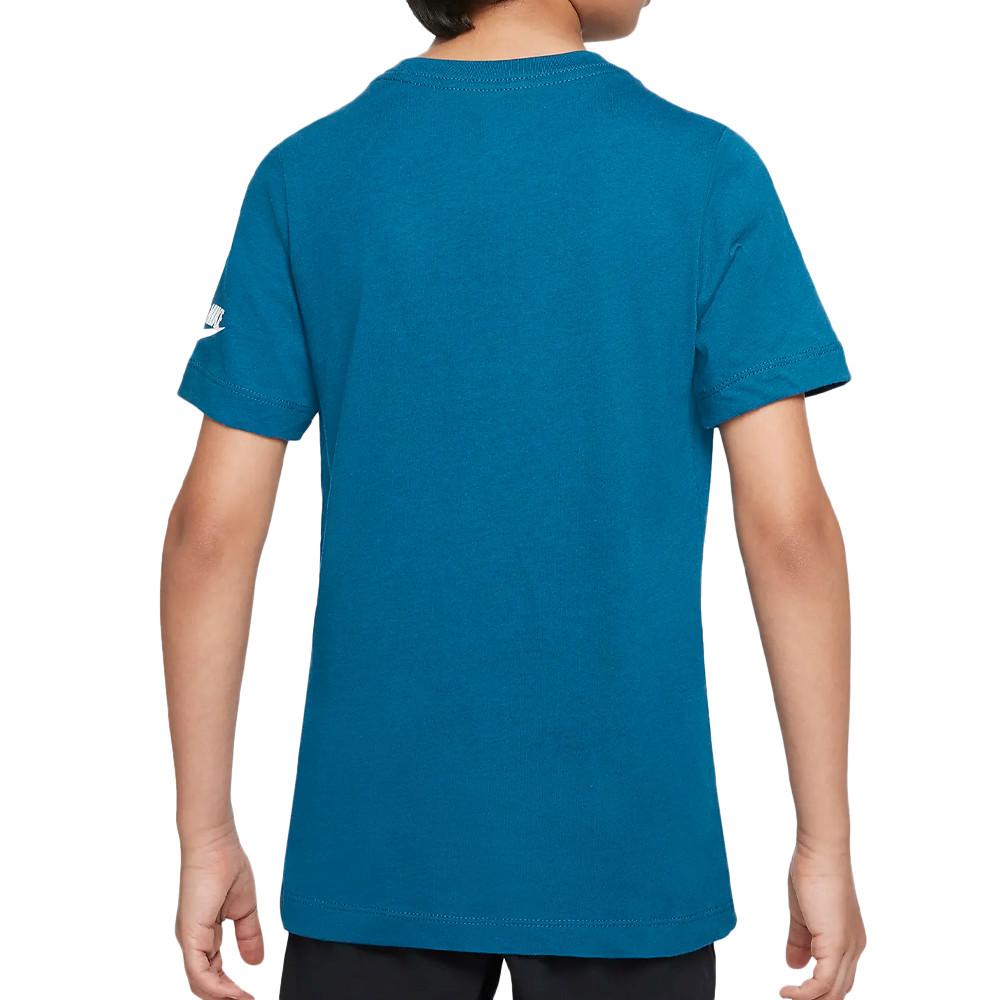 T-shirt Bleu Garçon Nike Air Flower vue 2