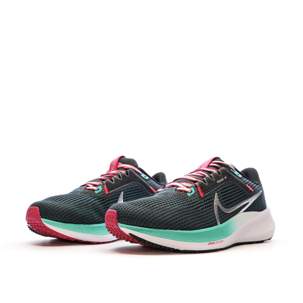 Chaussures de running Noires/Blanches Femme Nike Pegasus vue 6