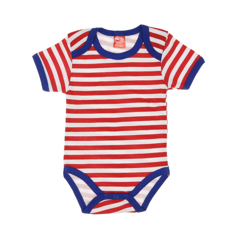 Body Rouge/Bleu Garçon Arclo CAYUCO pas cher