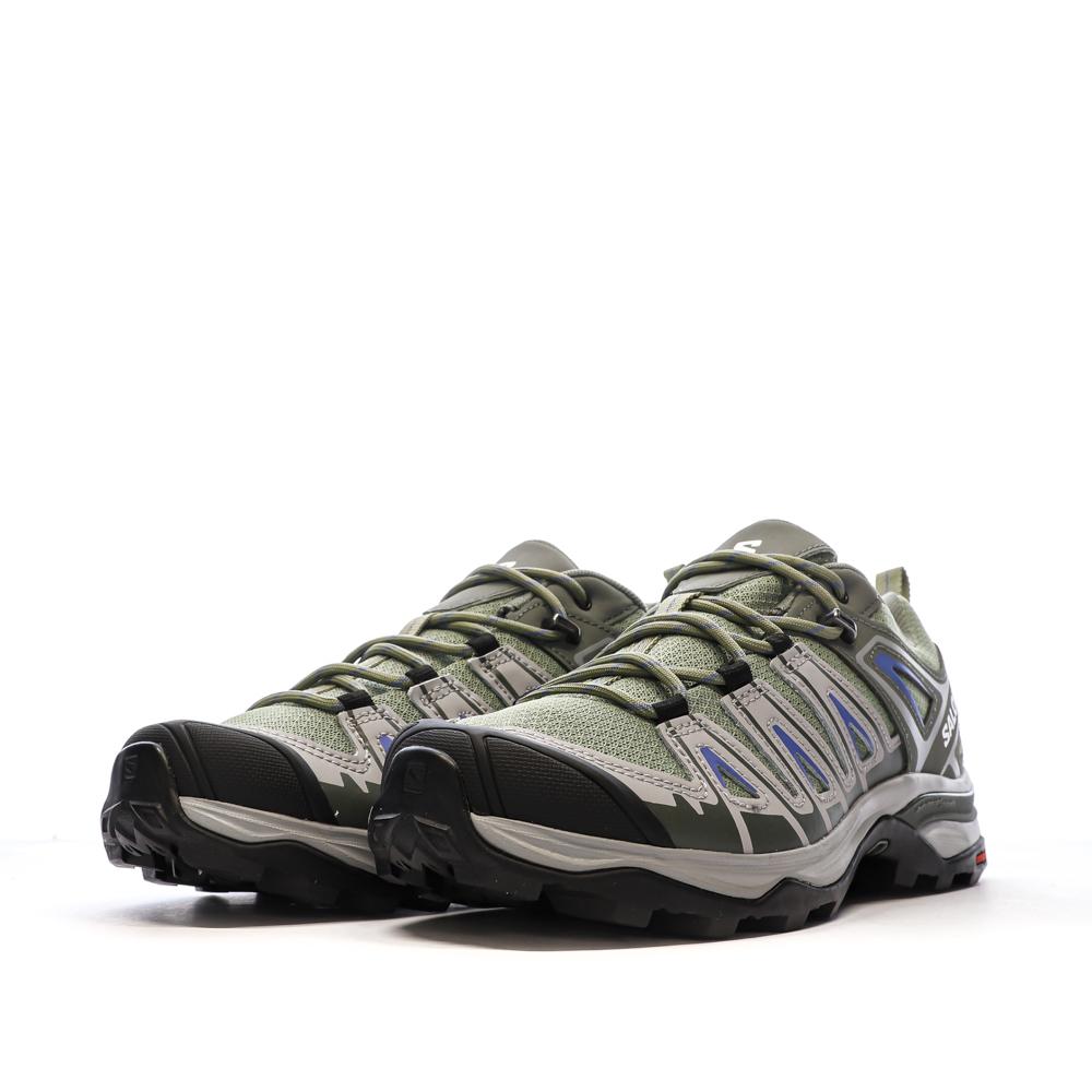 Chaussures de randonnées Grises/Vertes Homme Salomon Pioneer vue 6