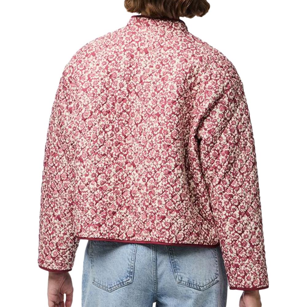 Veste Matelassée Rose Femme Pieces Ke vue 2