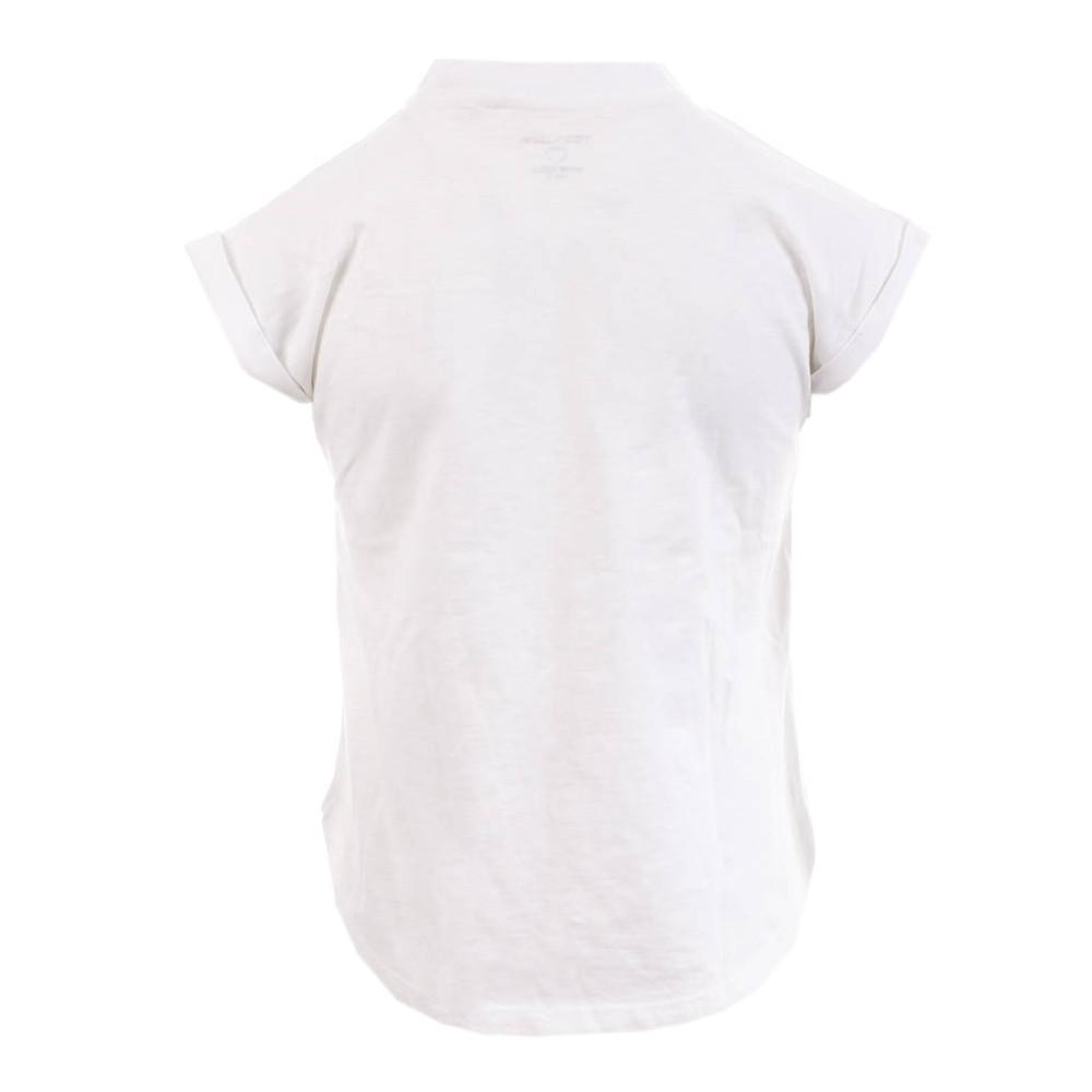 T-shirt Blanc Fille Teddy Smith Trobo vue 2