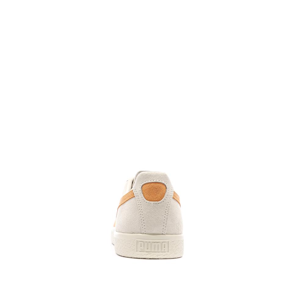 Baskets Ecru/Orange Homme Puma Clyde Og vue 3