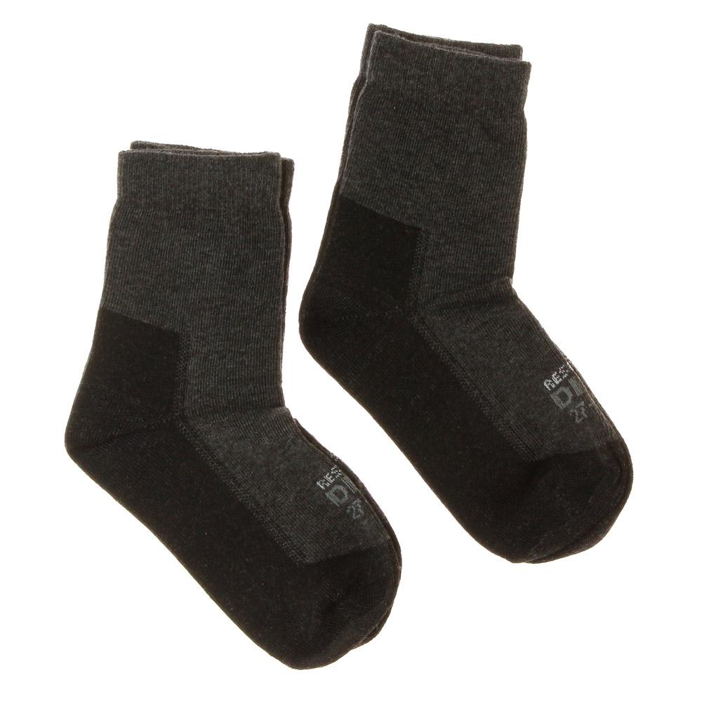 Chaussettes Gris/Noir à Motifs Fille Dim Fantaisie pas cher